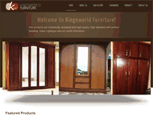 Tablet Screenshot of kingsworldfurniture.com